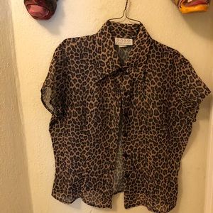 Cheetah print shirt
